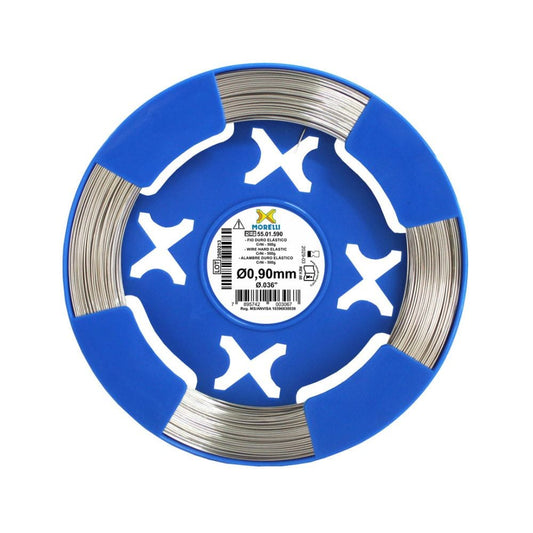 Alambre Redondo Rollo x 500 gr Morelli. El Alambre redondo, es un alambre de acero inoxidable, con una sección transv...