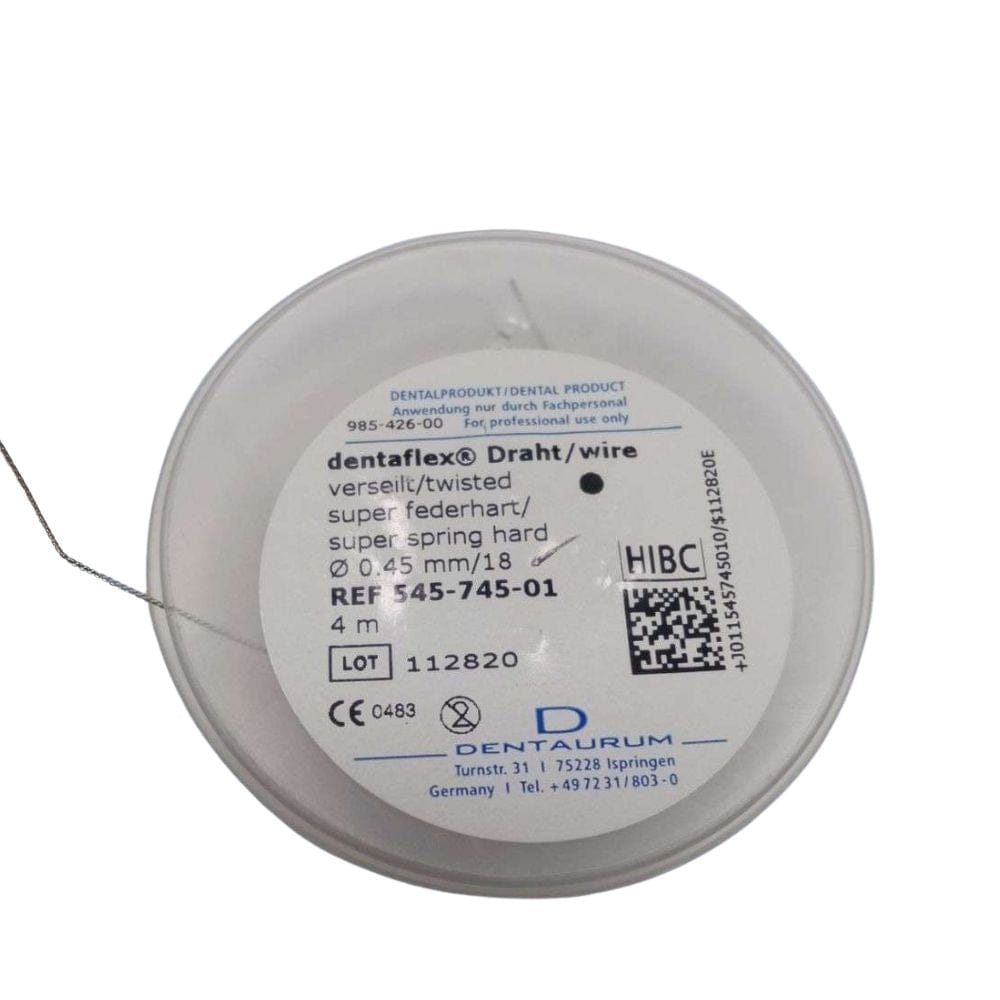 Alambre Trenzado Rollo X 4 Mt Dentaurum. Alambre Trenzado Rollo X 4 Mt Dentaurum Productos para la Ortodoncia