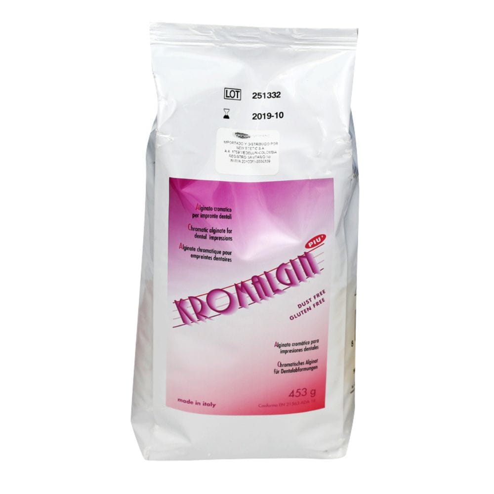 Alginato Kromalgin x 450gr. Alginato Kromalgin x 450gr Es un polvo predosificado utilizado para toma de impresiones d...