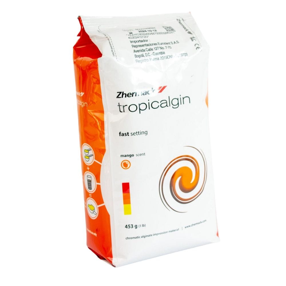 Alginato Tropicalgin x 450gr. Alginato Tropicalgin x 450gr Es un alginato cromático de uso versátil. La variación cro...