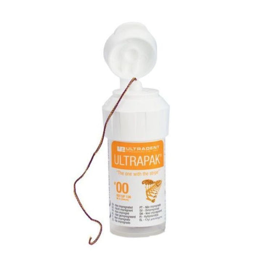 Hilo Retractor Ultrapak X 244Cm. Hilo Retractor Ultrapak X 244Cm El hilo Ultrapak se utiliza para un rápido desplazam...