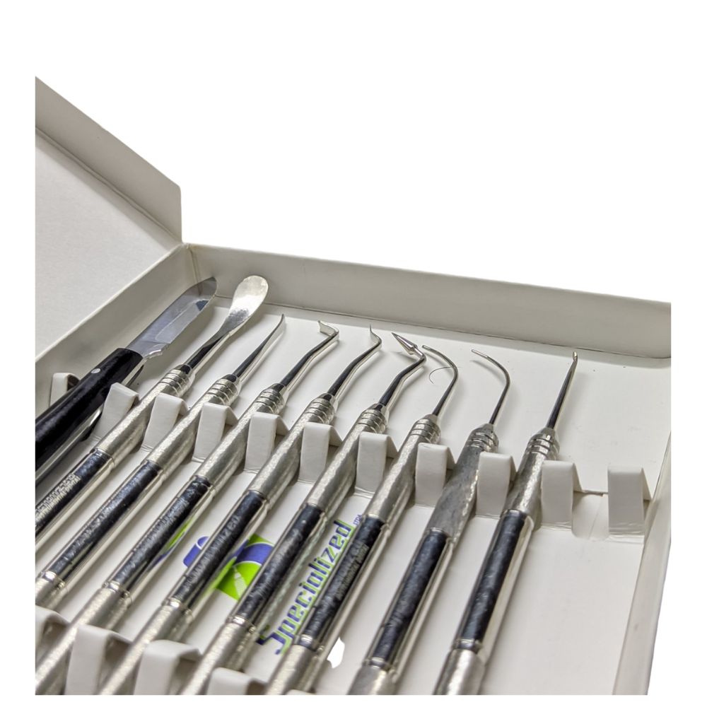 Kit De Espatulas Laboratorio X 9 Ud Specialized. El Kit De Espatulas Laboratorio, son espátulas dentales son instrume...