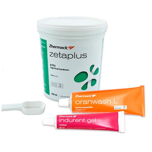 ZetaPlus Zhermack Kit. La zetaplus Zhermack cuenta con una gran fluidez inicial y excelente rigidez luego de la polim...