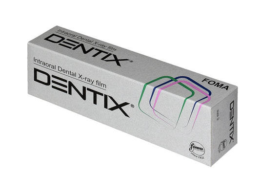 Dentix X Radiografías Dentales Caja x 150 und. La Radiografía Dental captura los maxilares y los dientes completos en...
