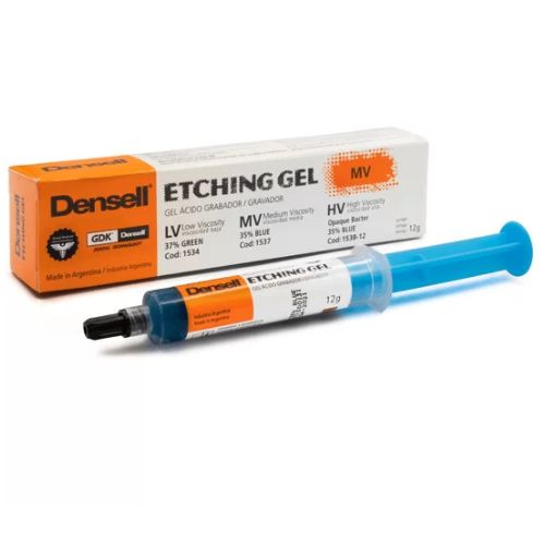 Acido Desmineralizante Densell Etching Gel Jeringa x 12 gr. Descripción El Acido Desmineralizante Densell Etching Gel...