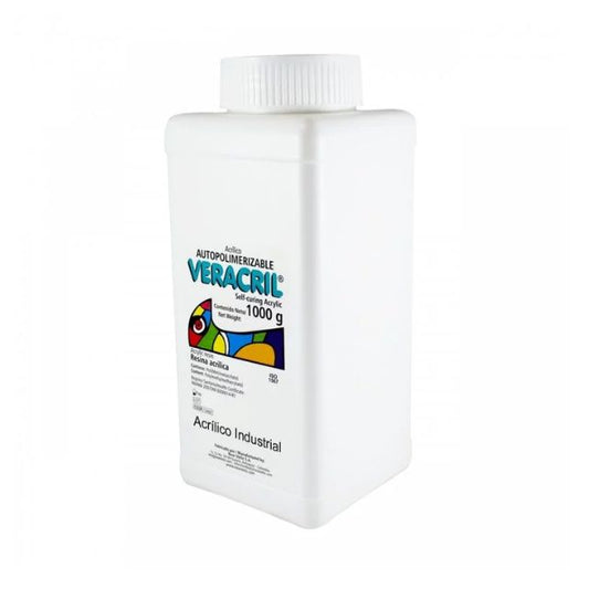 Acrílico Autopolimerizable Jaspeado C x 1000 Gr. Veracril Acrílico Autopolimerizable Jaspeado es una resina acrílica ...