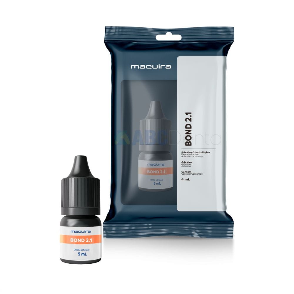 Adhesivo Dental Bond 2.1 Ml Maquira. El Adhesivo Dental Bond 2.1 Ml Maquira tiene por objetivo igualar superficies ir...