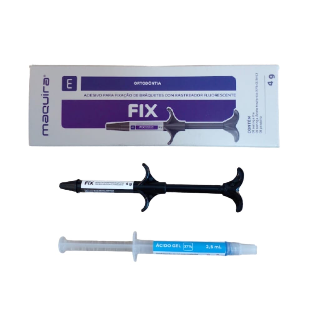 Adhesivo Dental Fix Para Brackets Jga 4 Gr + Acido Maquira. El Adhesivo Dental Fix Para Brackets Jga 4 Gr + Acido Maq...