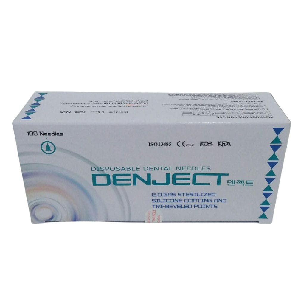 Agujas Desechables Denjet Caja x 100. Las Agujas Desechables Denjet Caja x 100, son un dispositivo médico delgado y m...