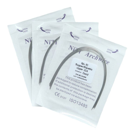 Arcos Niti Redondo Sobre x10u. Los Arcos Niti Redondo de ortodoncia son elementos que hacen referencia a las piezas q...