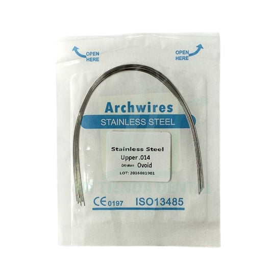 Arcos Acero Redondo Sobre x 10ud. Arcos Acero Redondo Sobre x10ud Los Arcos Acero Redondo de ortodoncia, son elemento...