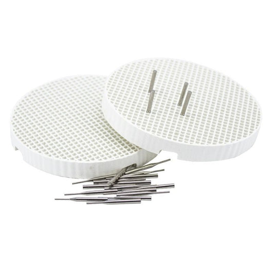 Bandeja Tipo Panal Con 20 Pines Metalicos Caja X2