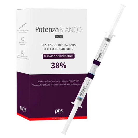 Blanqueamiento Potenza BLANCO Peróxido de Hidrogeno 38%. BLANQUEAMIENTO POTENZA BIANCO: Es un agente blanqueador de u...