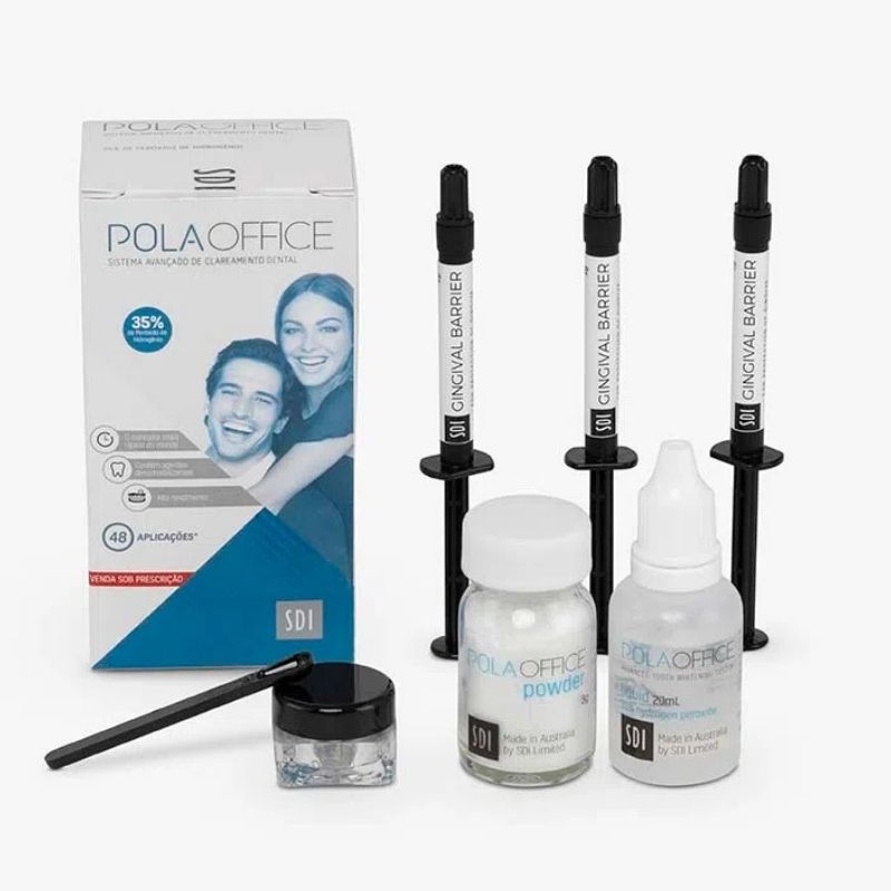 Características:

• Es un gel con pH neutro y contiene desensibilizantes para aumentar la comodidad del paciente.

• Tiempo mínimo en la unidad dental

• Resultados visibles desde la primera sesión

Incluye:

Kit :

• Polvo de blanqueamiento 3gr.

• Liquido de Peróxido de hidrogeno 22.5gr.

• Barrera gingival 3gr