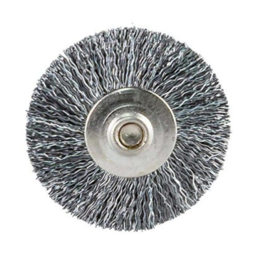 Cepillo Metálico Acerado Masterdent. Cepillo Metalico Acerado de color plateado especial para pulir con un menor grad...