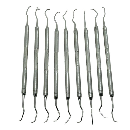 Curetas Periodoncia Kit x 9 Acero Specialized. Las Curetas Periodoncia Kit x 9 Acero Specialized son herramientas hab...