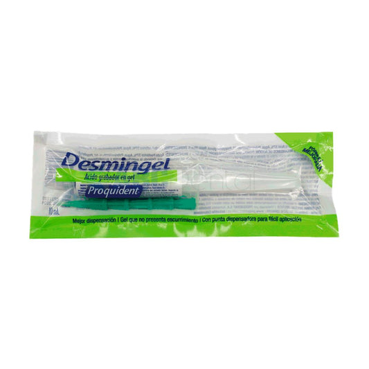 Desmineralizante Desmingel 10ML Proquident. El Desmineralizante Desmingel 10ML Proquident, para grabado de dientes. E...