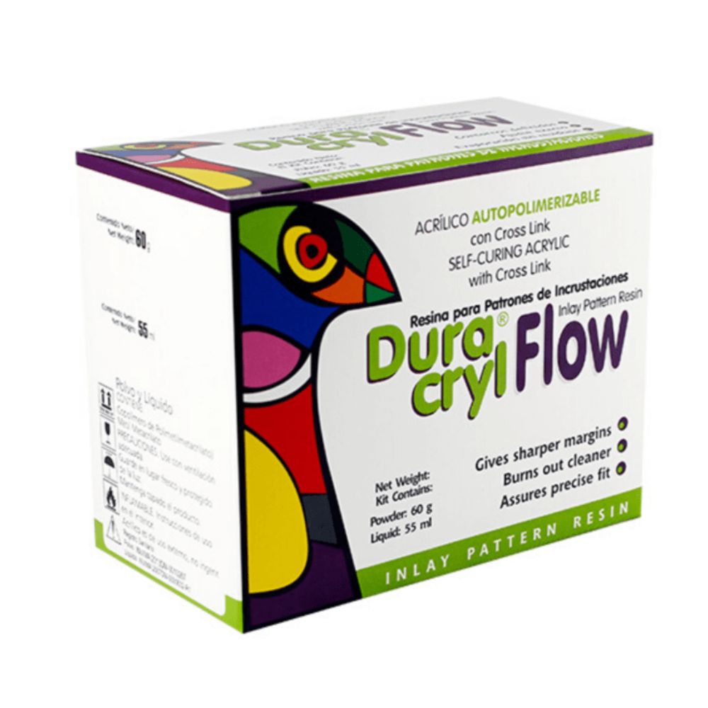 Duracryl Flow Patrones Kit Polvo 60Gr Liquido 55Ml. El Duracryl Flow Patrones Kit Polvo 60Gr Liquido 55Ml, es una res...