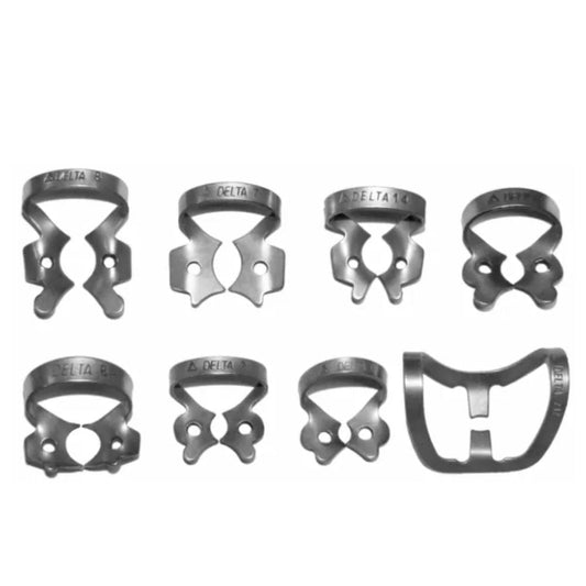 Grapas En Acero Inoxidable Delta Kit X 8Ud. Grapas En Acero Inoxidable Delta Kit X 8Ud Las grapas odontológicas son u...