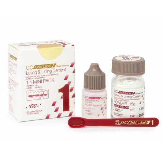 Ionomero De Vidrio GC Gold Mini Pack Fuji N° 1. El Ionomero De Vidrio GC Gold Mini Pack Fuji N° 1. Características: E...