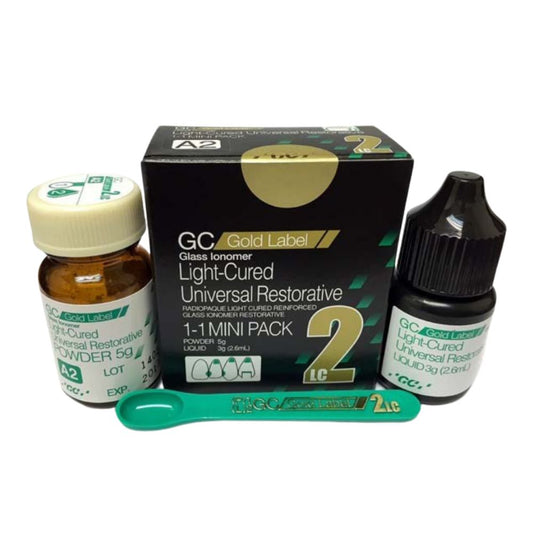 Ionómero de Vidrio Fuji 2 Fotocurado. El Ionómero de Vidrio Fuji 2 Fotocurado Gold Label 2 Fuji II LC, es un cemento ...