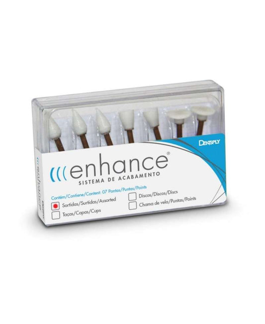 Kit Puntas Siliconadas Enhance Dentsply x 7. Características: El Kit Puntas Siliconadas Enhance Dentsply x 7 viene e...