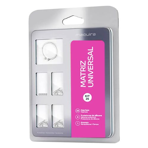 Matriz Universal Kit 25 + 1 Anillo Maquira. Matriz Universal es un producto compuesto de matrices metálicas cuidadosa...