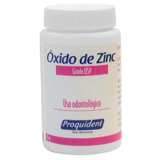 Oxido De Zinc Proquident. El Oxido De Zinc Proquident, Se utiliza para formar el eugenolato cuando se mezcla con Euge...