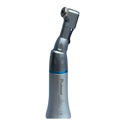 Contra Angulo Modelo Green L Prodental. El Contra Angulo Modelo Green L Prodental tiene un sistema de llave y es comp...