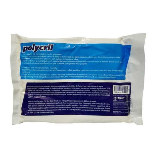 Polycril X 1 Libra. Polycril Pulimento para acrílicos, resinas y material flexible 100% natural. No nocivo para el me...