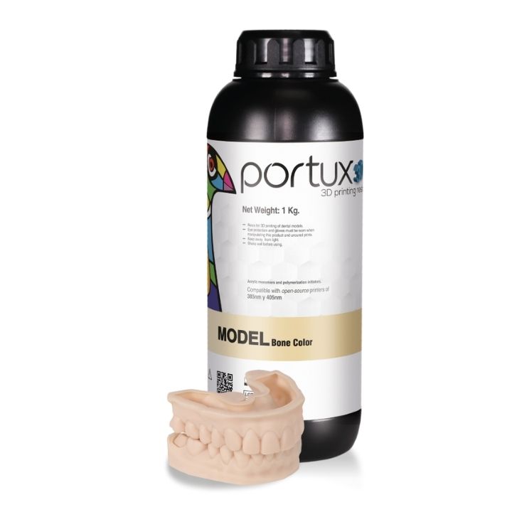 Resina Portux 3D x 1 Kilo. Resina Portux 3D model para fabricación de modelos que permiten el diseño de restauracione...