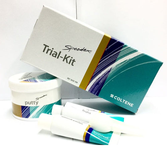 Silicona Trial-Kit Speedex Coltene. Este kit de prueba de Silicona tiene la reproducción y la recuperación elástica q...
