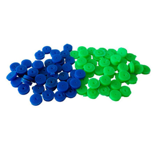 Topes Para Limas Paquete X100Ud. Los topes para limas de silicona con muescas están indicados para saber la orientaci...