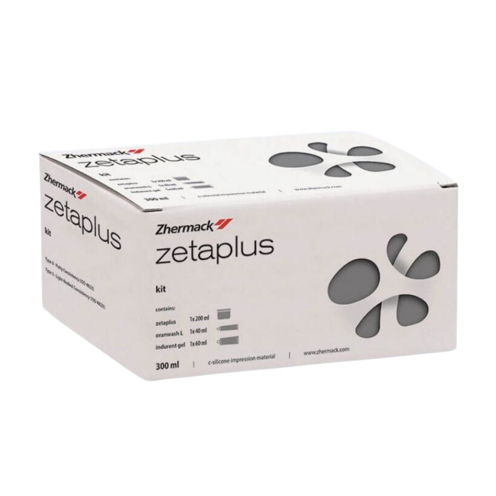 ZetaPlus Zhermack Kit. La zetaplus Zhermack cuenta con una gran fluidez inicial y excelente rigidez luego de la polim...
