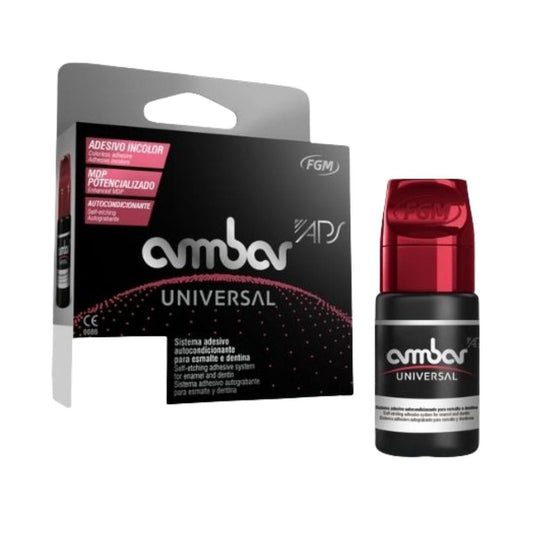Adhesivo Dental Universal Ambar Aps x 5 ml. El Adhesivo Dental Universal Ambar Aps x 5 ml está indicado para todas la...
