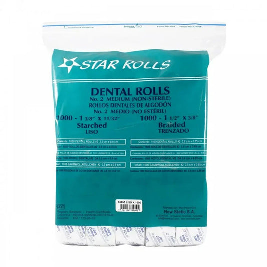 Algodón Paquete X 20 Rollos. El Algodón Paquete X 20 Rollos Es un algodón de uso odontológico elaborado a partir de a...