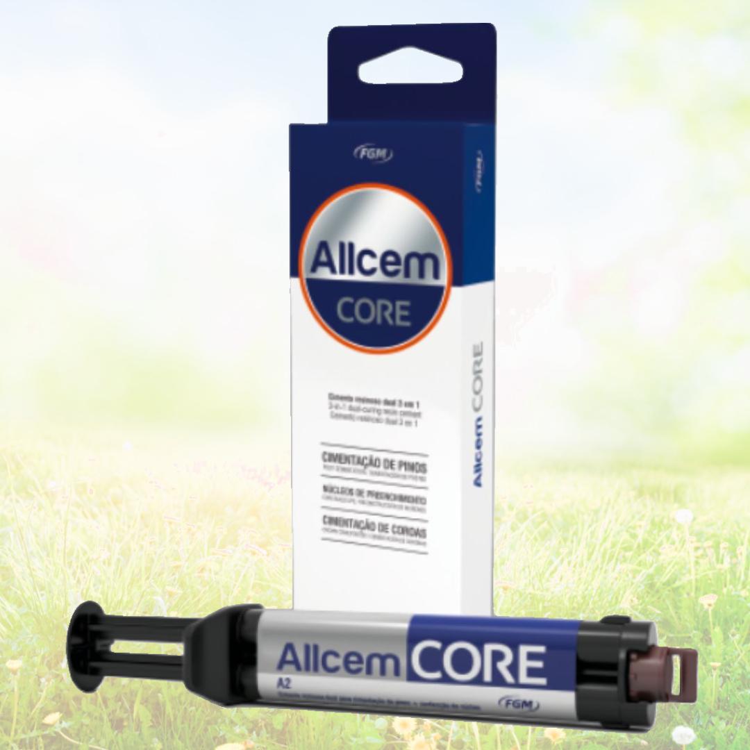 Cemento Resinoso Allcem Core Fgm. Descripción Cemento Resinoso Allcem Core Fgm Cemento resinoso dual para la construc...