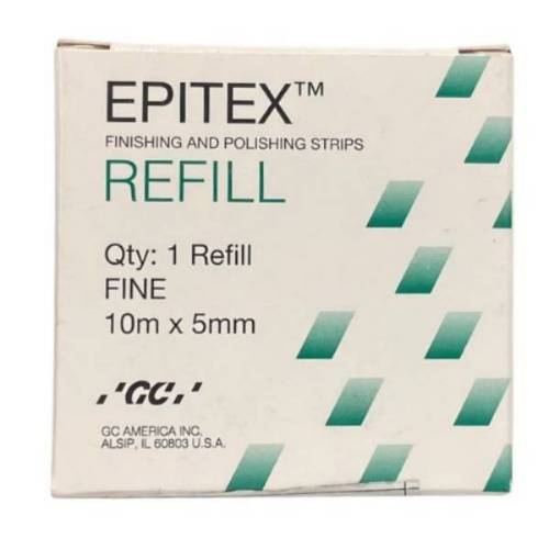 Epitex Cinta de Pulido 10 mts x 5mm Refill. Con la mitad del espesor de otras tiras, las tiras desechables de acabado...