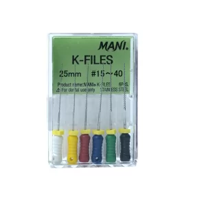 LIMA MANI 15-40 DE 25MM X6 UNI K FILES