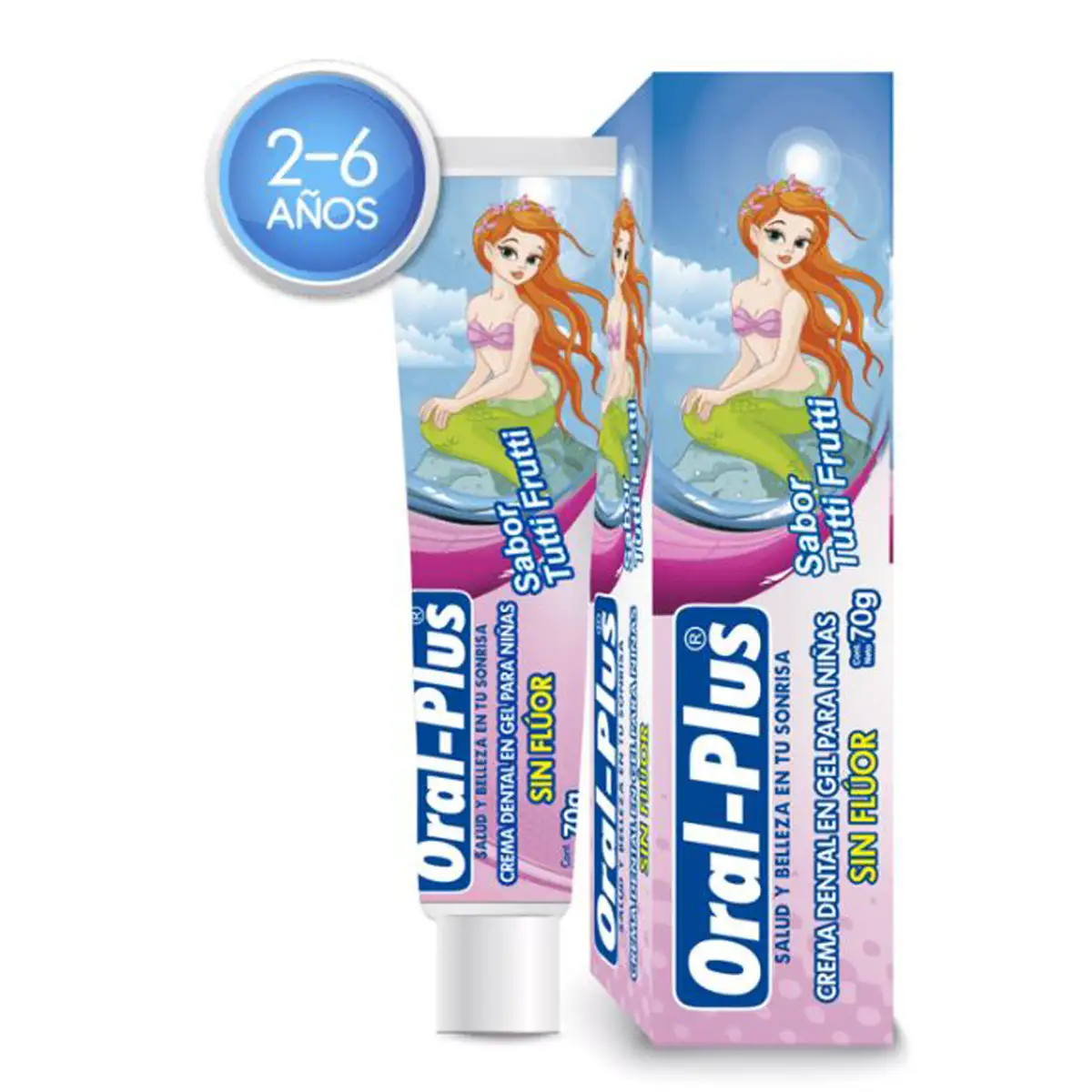 CREMA DENTAL EN GEL ORAL PLUS CHICLE NIÑO