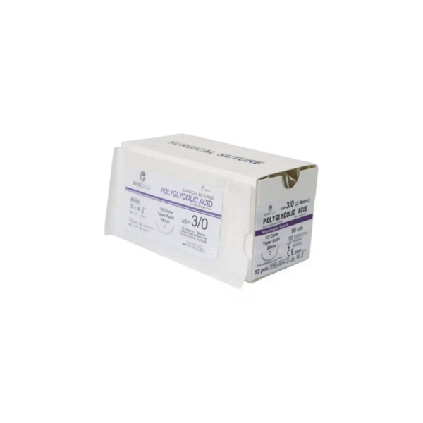 SUTURA POLYGLYCOLIC ACID 3/0 ABSORBIBLE