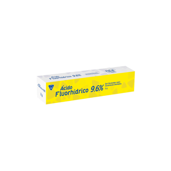 ÁCIDO FLUORHÍDRICO 9.6% GEL 2G (GRABADOR DE PORCELANA)