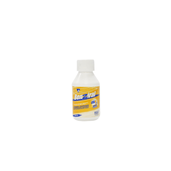 BENZIRAL 60 ML. (DETERGENTE - DESINFECTANTE SUPERFICIES - INACTIVACIÓN)