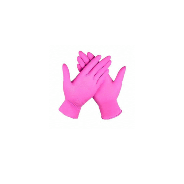 GUANTES NITRILO FUCSIA TALLA M