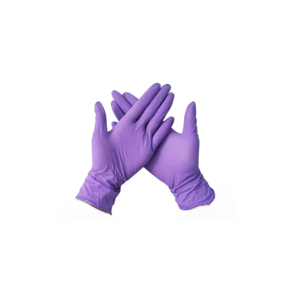 GUANTES NITRILO MORADO TALLA M