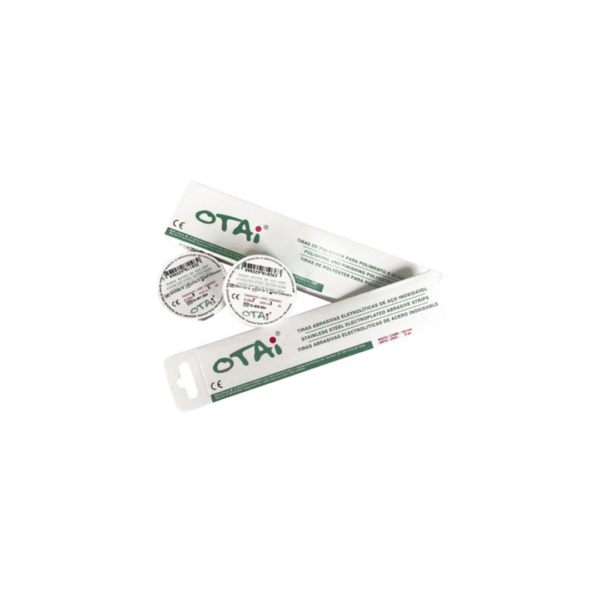 TIRAS ABRASIVAS DE ACERO 4MM CAJA X 12 OTAI