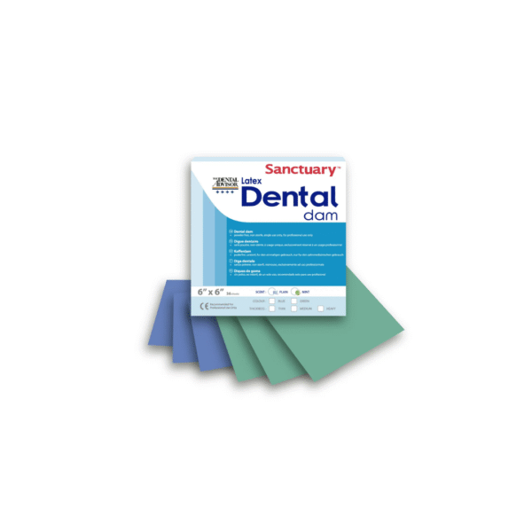 TELA DE CAUCHO SANCTUARY DENTAL DAM 5"X5"