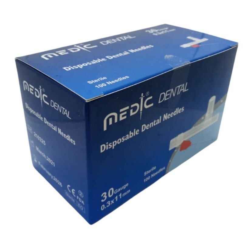 AgujasDentalesMedicDentalCajaX100Ud.jpg Agujas Dentales Medic Dental Caja X 100 Ud